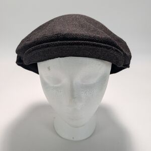 Voboom Wool Blend Herringbone Flat Ivy Newsboy Hat Gatsby Cabbie Cap